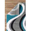 Tapis Glory RugsModernArea - TurquoiseGrisSwirls, ContemporaryAccent-1798366898