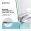 Porte de douche semi-cadrée L 62 "x H 70"-42568616-42568617