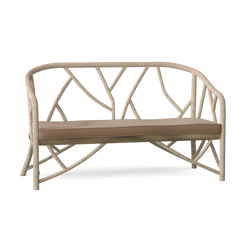 Causeuse avec coussins River Run, Toile Sunbrella® beige chiné