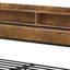 Bed Frame with LED Headboard, Metal Platform Bed Frame with USB Ports&Charging Outlets, 2 Tiers Storage Shelves-1553459875-1543599903