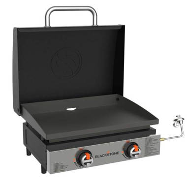 CharBroil Char-Broil 2-Burner Portable Flat Top Gas Grill Bundle - Griddle,  Cover, Adaptor, & Tool Set & Reviews