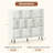 10 Cube Bookcase 3-Tier Modern Storage Organizer with 5 Metal Legs Bookshelves-1855176927