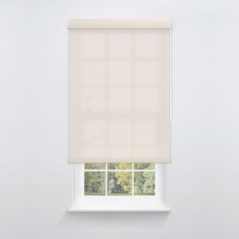 Rideau roulant sans fil 5% Linen Avenue, Sable, L 65,5 po x L 78 po