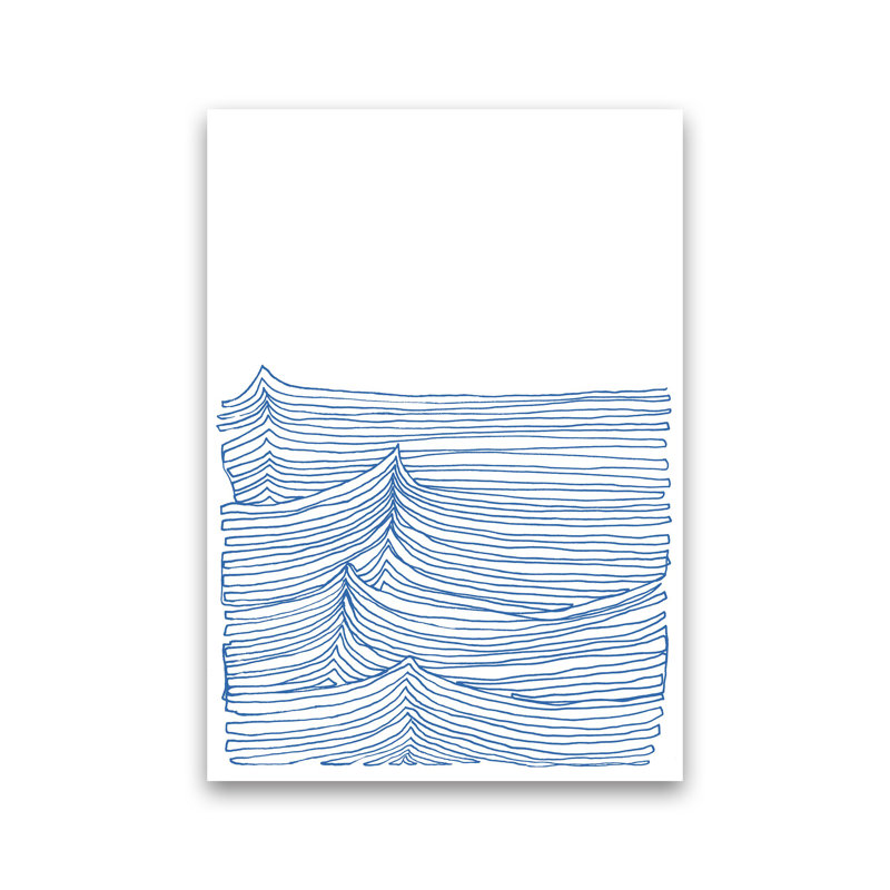 Continuous Sea Blue by Carissa Tanton - Print, 84cm H x 60cm W x 1cm D, Unframed