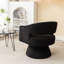 Fauteuil demi-tonneau pivotant de 28 po Kenzlee-2047276919