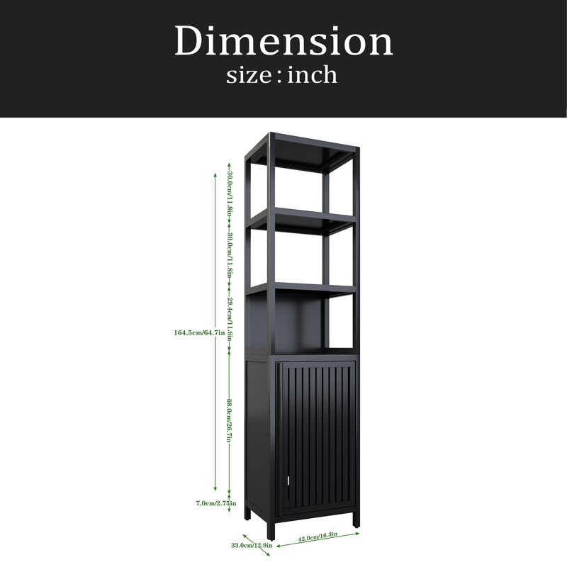 Grande armoire de rangement avec porte à volet