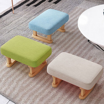 Petit repose-pieds en bois avec repose-pieds et repose-pieds