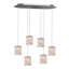 Luminaire suspendu carré 6 lumières Tidwell