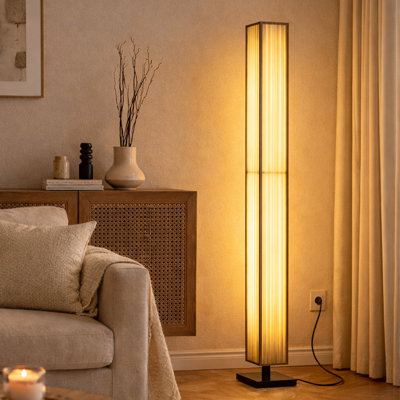 Grande lampe sur pied de grande lampe sur pied de style japonais pour le salon, la chambre à coucher et le vestibule