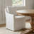 Linen Upholstered Armchair-1482415719