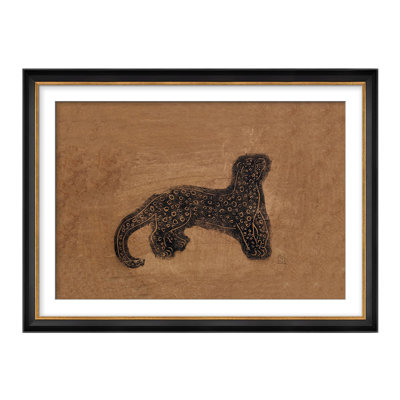Art léopard, chat sauvage, impression, impressionisme