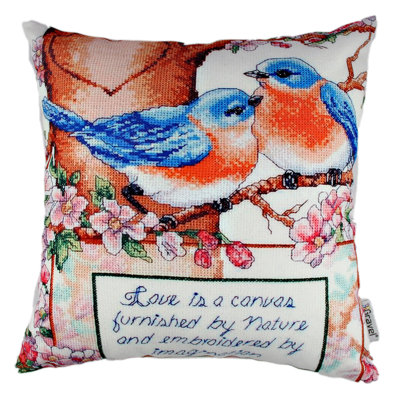 Premium Washable Cushion, 17.0 x 17.0 Inches, 50% Cotton / 50% Polyester, Silicone Filling, Concealed Zip | Soft, Comfortable & Ironable | Perfect for Home Decor, Living Room & Bedroom Accents