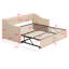 Lit de jour simple tapissier - Lit gigogne inclus-2127323026