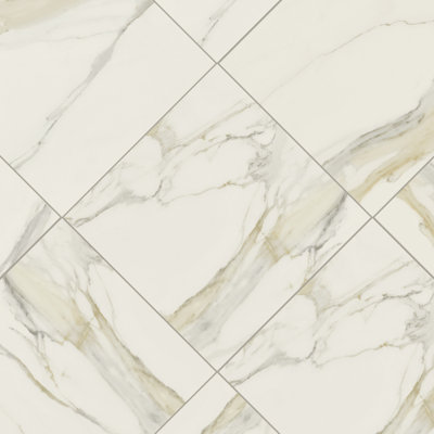 Tuscany Marble 24x24 Matte Calacatta Gold