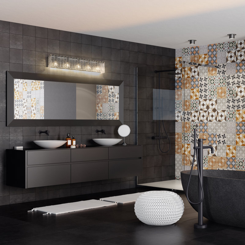 Timeothy 5 Light Vanity, Matte Black
