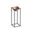 Élégant pot décoratif en métal, finition noire et cuivre, 8,7 po x 23,6 po | 100% métal durable, poids léger 2,9 lb | Parfait pour les plantes d'intérieur et la décoration intérieure | Aucune installation requise, design élégant et moderne-114228050