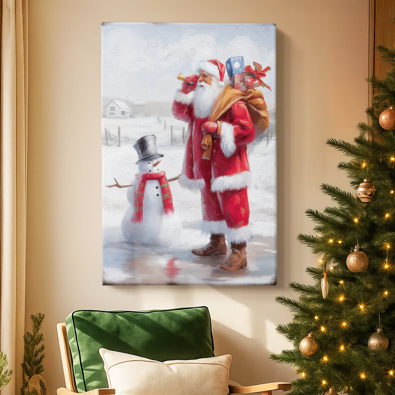 Silver Carol of Cathedral-Premium Gallery Wrapped Canvas, 12" H x 8" W