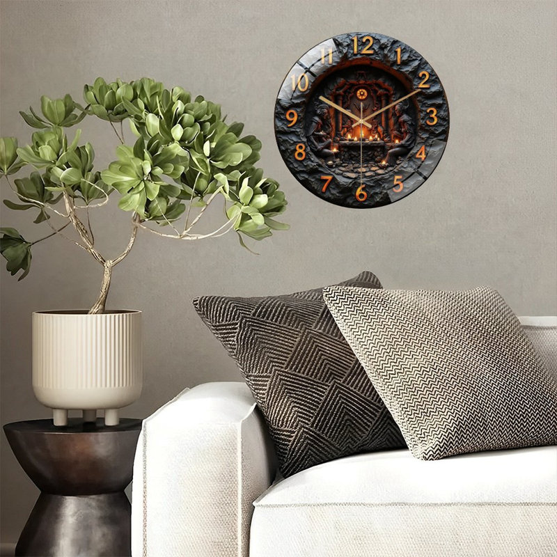 Horloge murale 12 po