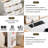 Makeup Vanity Desk with Mirror and 3-Colour Lights,6 Drawers Vanity Table with Charging Station-1947693965
