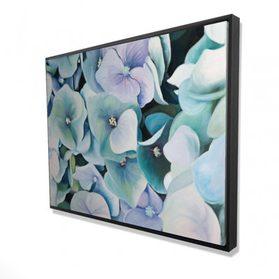Hydrangea Plant Print On Canvas
