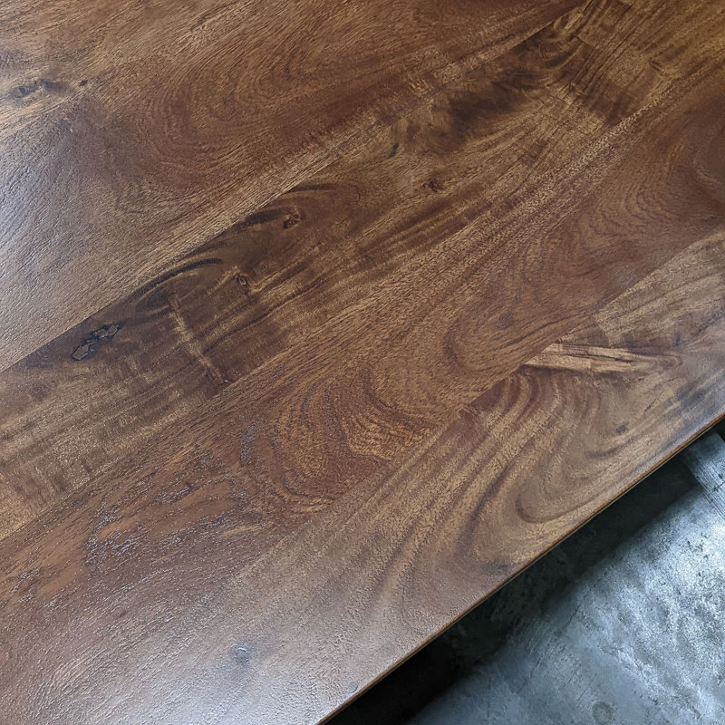 Genavie Solid Wood Dining Table, 30"H x 71"L x 35"W, Brown