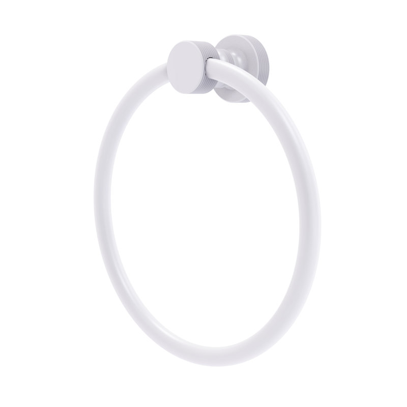 Anneau à serviette Gober, Blanc mat