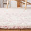 Tapis rose / ivoire en laine touffeté à la main Kyndall-1231015232
