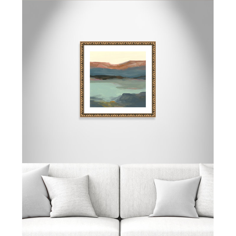 «Euzelia Rolling Bluff» par Carol Robinson - reproduction d'art, Papier dans un cadre photo, H 33,25 po x l 33,25 po