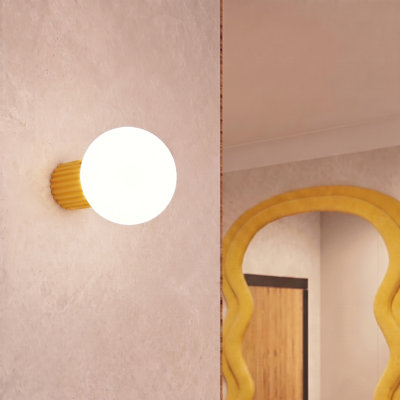Halo Aluminium Flush Mounted Sconce
