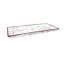 Christmas Wonderland Red Rim Rectangle Serving Tray