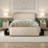 King Size Metal Bed Frame with Upholstered Headboard and Footboard, Under-Bed Storage Drawers-776349987-776349984