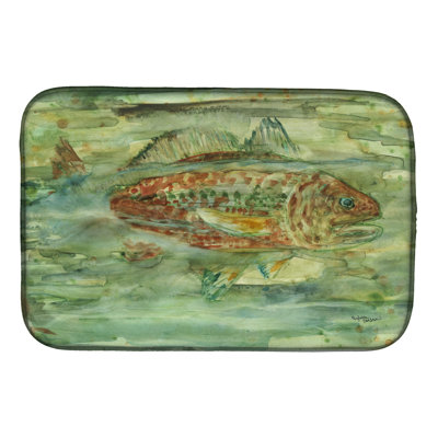 Tapis de séchage abstract fish