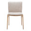 Chaise de salle à manger en polyester Vonda