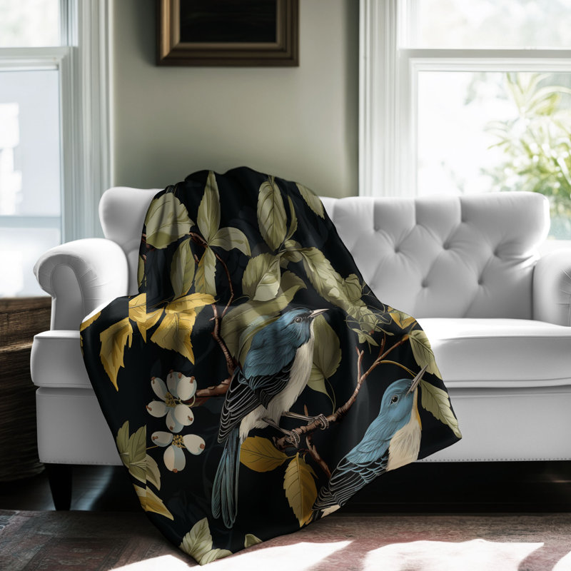 Garden Wings - 1 pièce Sherpa Premium, Grand lit