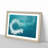 Speed Boat in Portugal in Abstract - Picture Frame Graphic Art Print-55726419-55726421