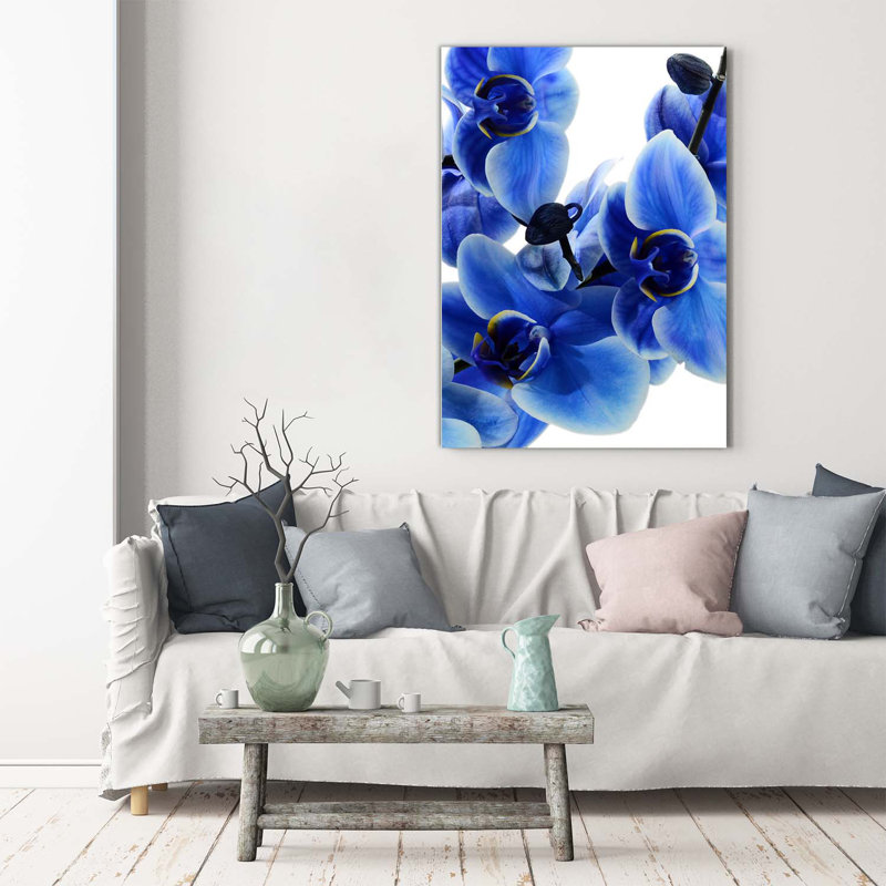 Blue Orchid - Wrapped Canvas Print