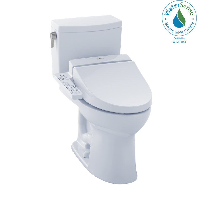 Drake® II 1G Two-Piece Elongated 1.0 GPF Toilet and WASHLET® C100 Bidet Seat (WASHLET Seat Included)