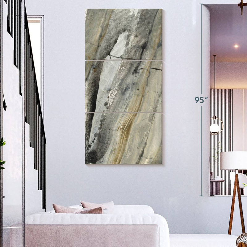 Riverbank I, 80" H x 39" W