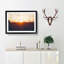 Sunset over the Meadow - Picture Frame Painting Print-55616869-55616860