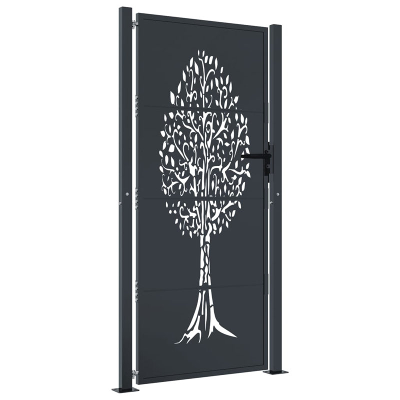 Quasqueton Metal Gate, Anthracite, 180" H x 105" W x 3.9" D