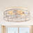 Lavelton 20'' 7-Blade Indoor Enclosed Caged Flush Mount Ceiling Fan with the Remote Control-1281530869-1281530868