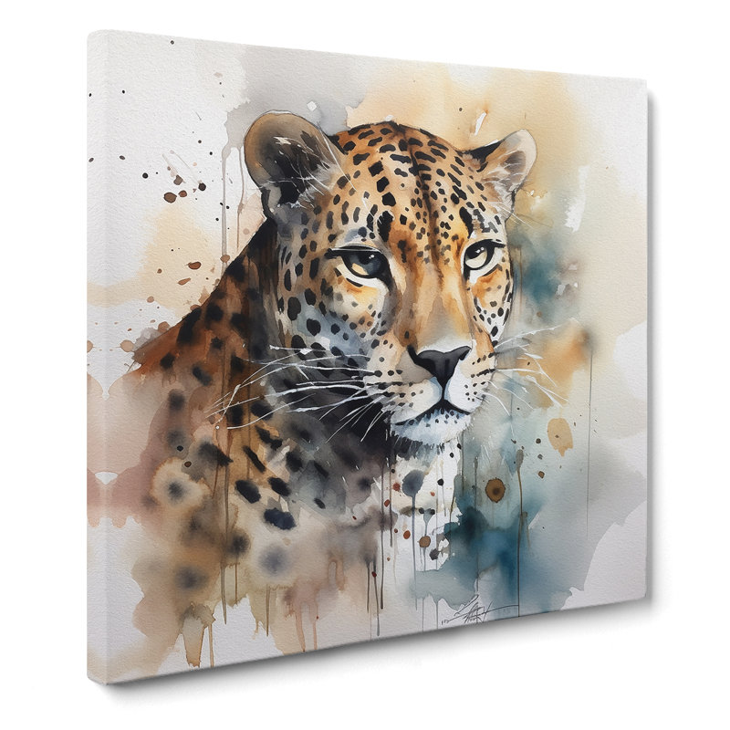 Leopard Watercolour - No Frame Print