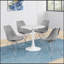 Ensemble de 2 chaises d'appoint en polypropylène-1352402474