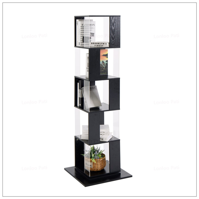 Bibliothèque rotative à 5 niveaux, Black
