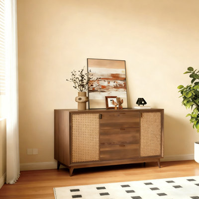 Buffet rétro de style chinois minimaliste
