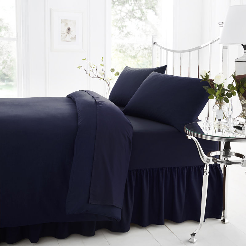 Premium Percale Deep Fitted Sheet  - Polycotton Solid Colour Double King Super King Long Lasting Bedsheet UK, Kingsize (5')