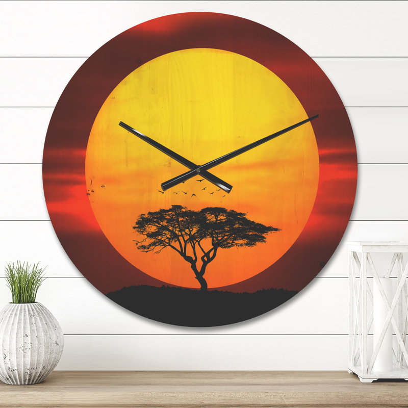 Horloge murale Lonely Tree, Petit