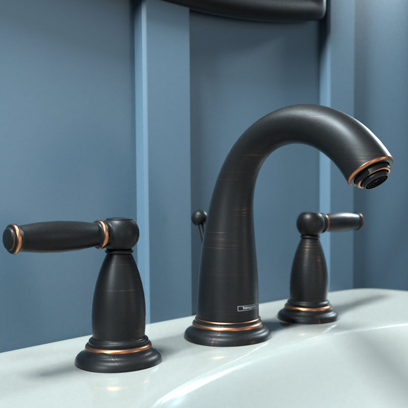 Swing C poignées Double robinet robinet Standard, Bronze frotté