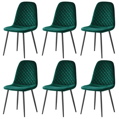 Wellersburg Modern Velvet Upholstered Armless Dining Chair