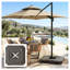 Outsunny Lot de 2 poids de lestage pour parasol déporté, en PEHD haute résistance, pour une utilisation dans l'eau ou sur le sable, brun